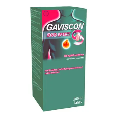 Gaviscon Duo Efekt perorální suspenze 300ml