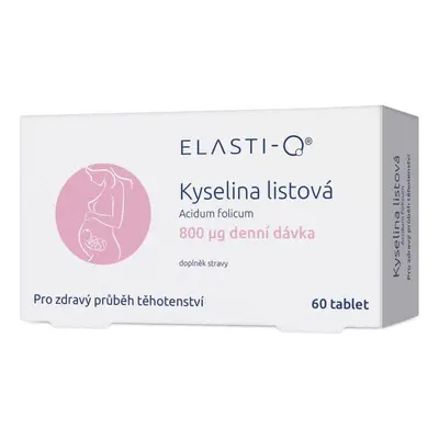 Elasti-Q kyselina listová 800 μg 60 tablet