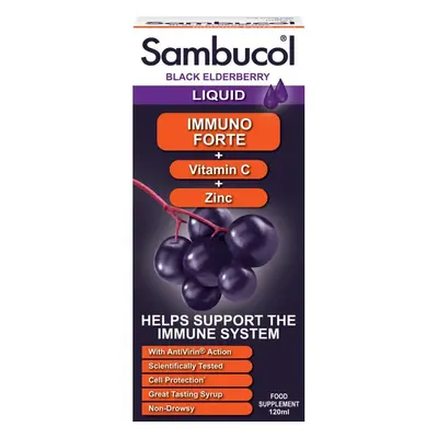 Sambucol Immuno Forte Sirup + Vit.c + Zinek 120ml