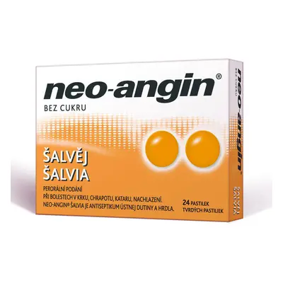 Neo-angin šalvěj 24 pastilek