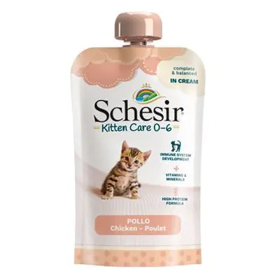 Schesir Cat Kapsa Kitten Kuře V Krému 150g