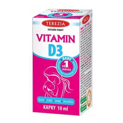 Terezia Vitamin D3 Baby Od Narození 400 Iu 10ml