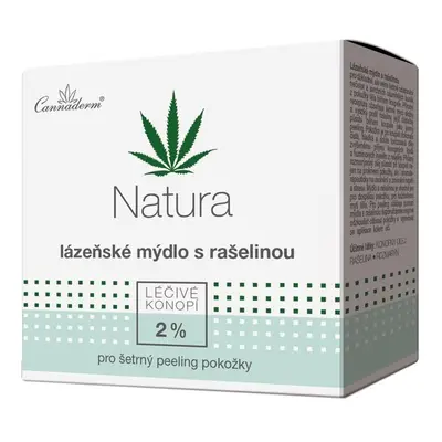 Cannaderm Natura lázeňské mýdlo s rašelinou 80g