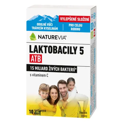 Naturevia Laktobacily 5 Atb Cps.10