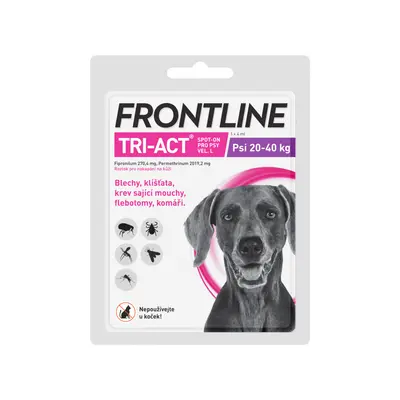 Frontline Tri-Act spot-on pro psy L 4 ml 1 pipeta