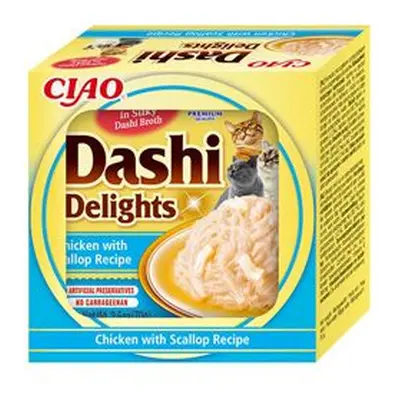 Churu Cat Ciao Dashi kuře s hřebenatkou 70g