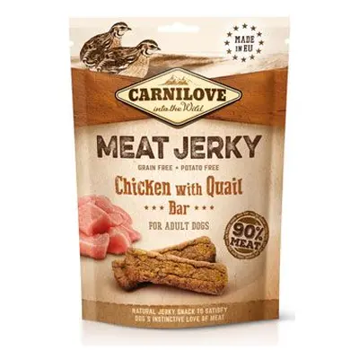 Carnilove Dog Jerky quail&chicken bar 100g