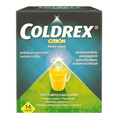 Coldrex Horký Nápoj Citron sáčky 14ks