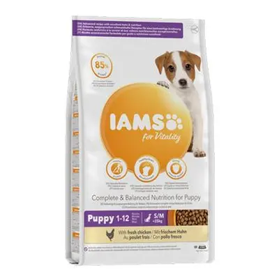 Iams Dog Puppy small&medium chicken 3kg