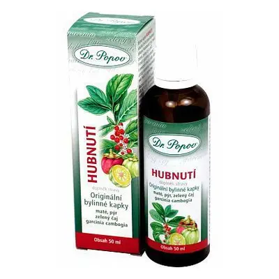 Dr.popov Kapky Bylinné Hubnutí 50ml