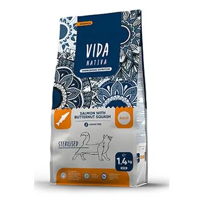 Kraftia Vida Nativa Cat Adult Sterilised Nord. Salmon 1,4kg