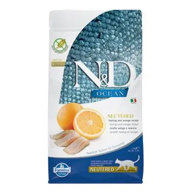 N&d Ocean Cat Neutered Adult Herring & Orange 1,5kg