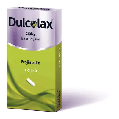 Dulcolax 10mg čípek 6ks