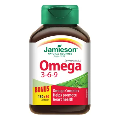 Jamieson Omega 3-6-9 1200mg Cps.150+50