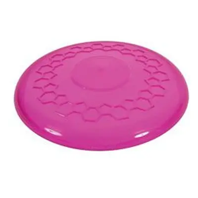 Hračka pes Frisbee TPR pop 23cm růžová Zolux