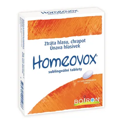 Homeovox 60 sublingválních tablet