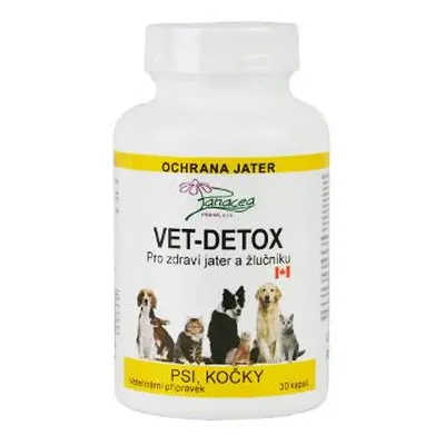 Vet-detox Pro Zdraví Jater A žlučníku 30cps