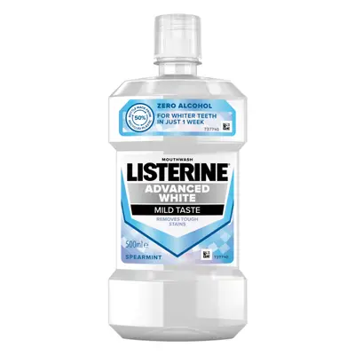 Listerine Advanced White Mild Taste ústní voda 500 ml