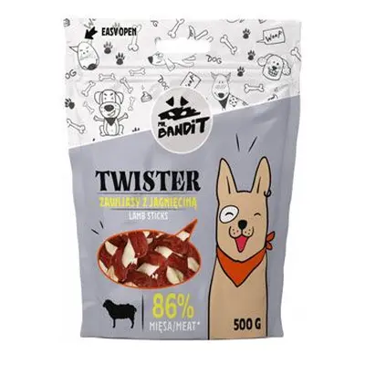 Vetexpert Mr.bandit pochoutka twister jehněčí tyčinka 500g