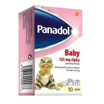 Panadol Baby 125mg čípky 10ks