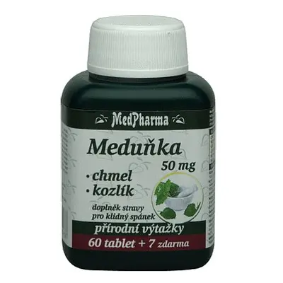 Medpharma Meduňka+chmel+kozlík Tbl.67