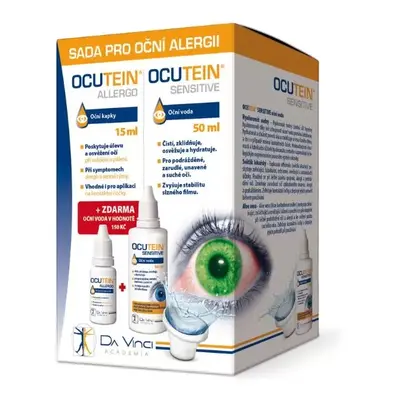 Ocutein Allergo oční kapky 15ml + oční voda sensitive 50ml