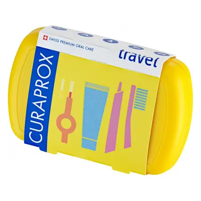 Curaprox Travel set cestovní sada žlutá