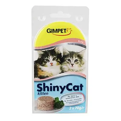 Gimpet Kočka Konz. Shinycat Junior Kuře 2x70g