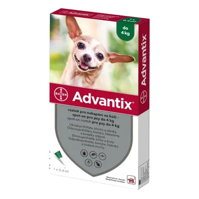 Advantix pro psy do 4kg spot-on 1x0.4ml