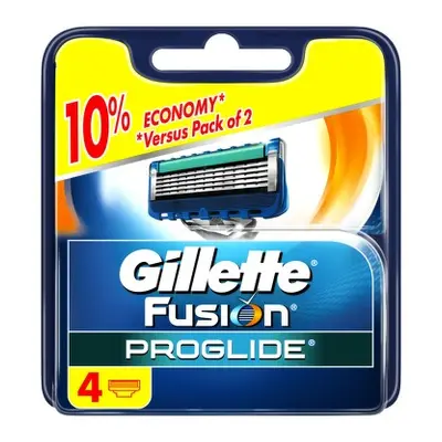 Gillette Fusion Proglide Náhradní Hlavice 4ks