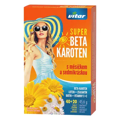 Vitar Super Beta-karot.+měsíček+7kráska Tbl.40+20