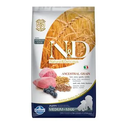 N&D Lg Dog Puppy M/L Lamb & Blueberry 2,5kg