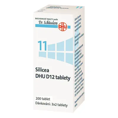 Silicea DHU D6(D12) 200 neobalených tablet