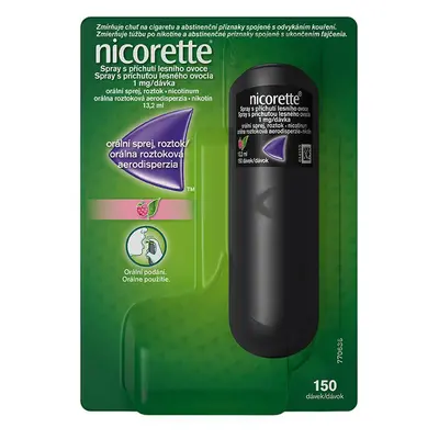 Nicorette Spray S Příchutí Lesního Ovoce 1mg/dáv 13,2ml