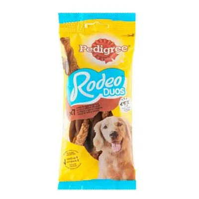 Pedigree pochoutka Rodeo duo hovězí a sýr 123g