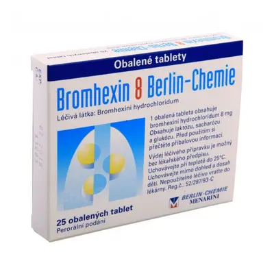 Bromhexin Berlin-chemie 8mg 25 tablet