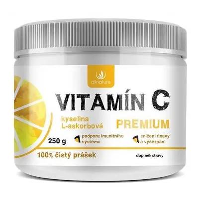 Allnature Vitamín C Prášek Premium 250g