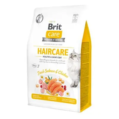 Brit Care Cat Gf Haircare Healthy&shiny Coat 0,4kg