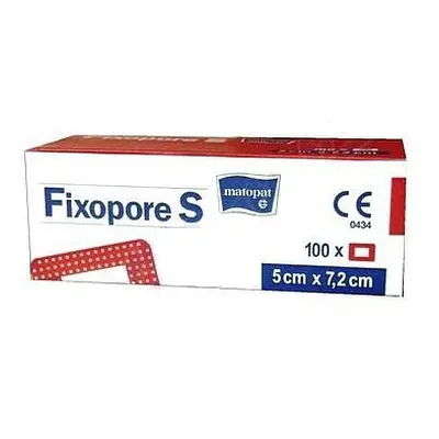 Fixopore S Sterilní Náplast 5x7.2cm 100ks