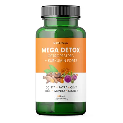 Movit Mega Detox Ostropestřec+kurkum.forte Cps.60