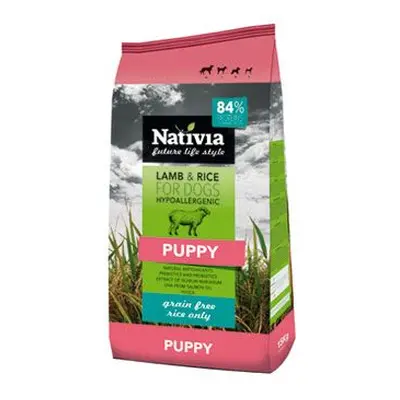 Nativia Dog puppy lamb&rice 3kg