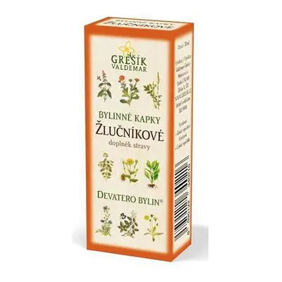 Grešík Bylinné Kapky žlučníkové 50ml