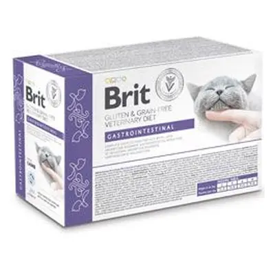 Brit Vd Cat Pouch Fillets In Gravy Gastrointest 12x85g