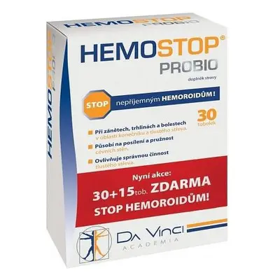 Hemostop Probio Max Da Vinci Academia Tobolek 30+15