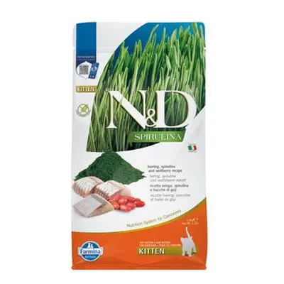 N&d Spirulina Cat Kitten Herring & Wolfberry 1,5kg