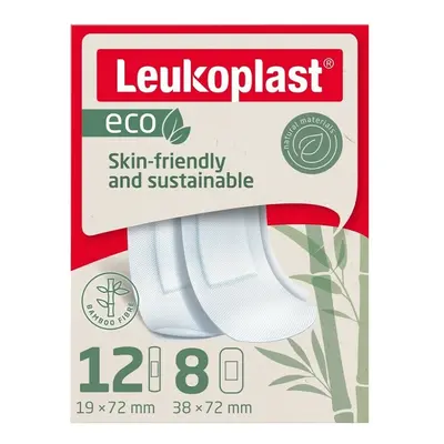 Leukoplast Eco náplasti s polštářkem 2 velikosti 20 kusů