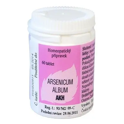 Arsenicum album AKH 555C 60 neobalených tablet