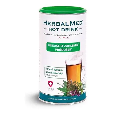 Herbalmed Hotdrink Dr.weiss Krk Průdušky 180g+vitc