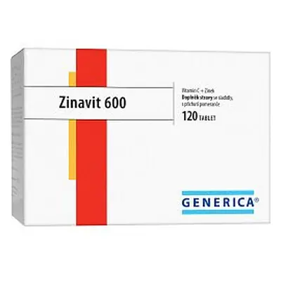 Zinavit 600 Cucavé Tablety 120 Ks Generica