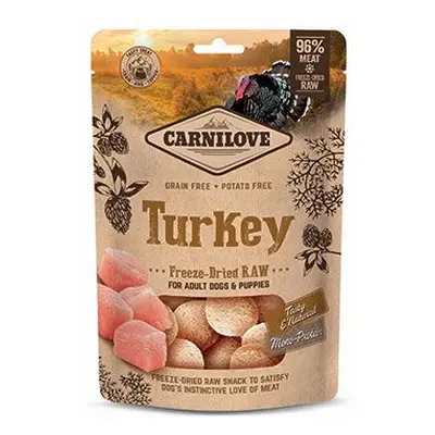 Carnilove Raw freeze-dried snacks turkey 60g